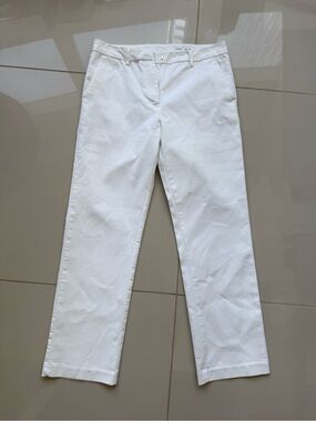 Classic Women's Skinny Pants in White by Lefties, EU 38, slim fit
